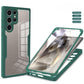 For Samsung S25Ultra S25 S24 S23 S22 S21FE A16 A26 A36 A56 Phone Case, Double Side 360 Full Protection, HD PET Screen Protector Acrylic Shockproof Hand Feel Hard Full Cover
