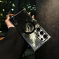 Glacier Gradient Laser Glitter Strong Magnetic HD Transparent PC Slim Phone Case For Samsung S25Ultra S25 S24 S23 S22 Shockproof Hard Full Cover