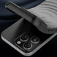 Matte Ripple Pattern Magnetic Phone Case with Camera Kickstand For iPhone 16ProMax 16 15 14 13 Skin Feel Shockproof Soft Full Cover