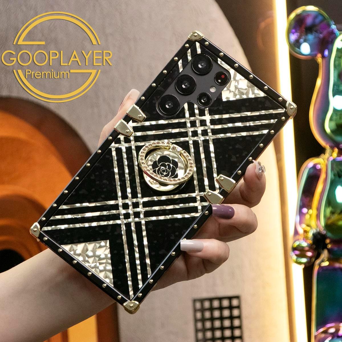 Luxury Glitter Retro Astral Phantom TPU Shockproof Phone Cover with Ring Kickstand For iPhone 16 15 14 13 12 11 X/XS XSMax XR Fashion Geometric Square Soft Phone Case
