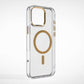 Crystal HD Transparent Strong Magnetic Camera Hardware Shockproof Phone Case For iPhone 16ProMax 15 14 13 Not Yellowing Clear Hard Full Cover