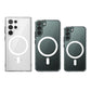 Transparent Magnetic Wireless Charging Shockproof Acrylic Phone Case for Samsung S25Ultra S25 S24 S23 S22 S21