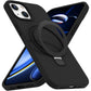 Strong Magnetic Kickstand Phone Case For iPhone 16 15 14 13 12 for MagSafe, Skin-friendly Liquid Silicone Shockproof with Microfiber Lining Full Cover