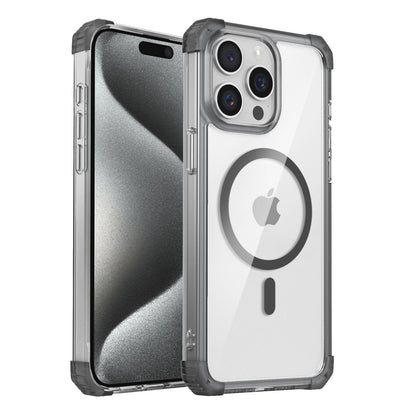 HD Acrylic Transparent Strong Magnetic High Protection Four Corner Shockproof Phone Case For iPhone 16ProMax 15 14 13 12 11 Not Yellowing Clear Hard Full Cover