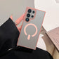 Matte Clear Macaron Magnetic Phone Case For Samsung S25Ultra S25Plus S25 S24Ultra S24 S23FE S23 [Not Yellowing] [Skin Feel] Shockproof Hard Full Cover