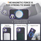 Two-Tone Matte Transparent Anti-Dust Four Corner Anti-Fall Bumper Shockproof Strong Magnetic Phone Case With Metal Camera Kickstand for iPhone 16ProMax 16 15 14 13 12 11 XR Hard Cover