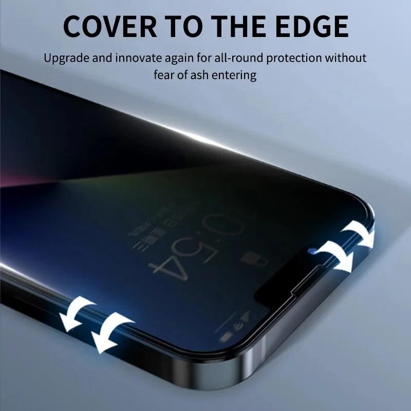 1pc / 2pcs Privacy Tempered Glass For Samsung S25Ultra S25+ S25 S24Ultra S24FE S24 S23 S22 S21 A15 A25 A35 A53 A54 A55 A05 A06 Anti Glare Peep Easy Auto Installer Screen Protector