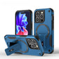 Anti-Dust Anti-Fall Heavy Duty Protection Shockproof Magnetic Phone Case With Kickstand for iPhone 16ProMax 16 15 14 13 12 11 Bumper Matte Hard Cover
