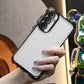 Luxury Plating Shockproof Clear Case for Samsung Galaxy A15 A25 A34 A35 A53 A54 A55 4G 5G Transparent Hard Acrylic Hybrid Bumper Armor Cover.