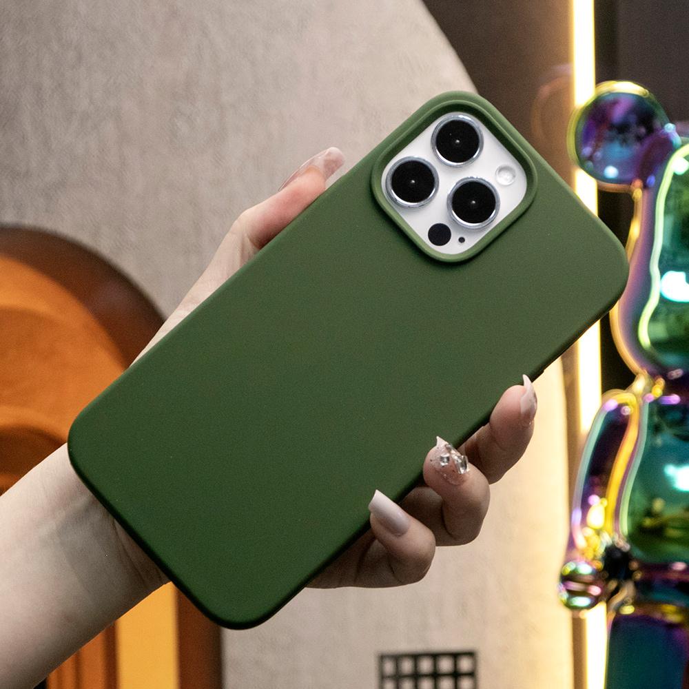 Simple Popular Silicone  Anti drop Phone Case For iPhone 16 15 14 13 Pro Max