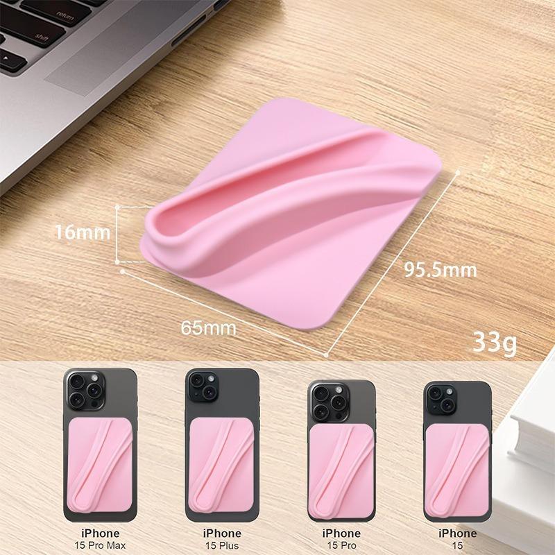Adhesive Easy to Carry Lipstick Holder Case For iPhone 16 15 14 13 12 11 For Samsung S25 S24 S23 Ultra Phone Accessories
