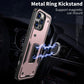 Anti-Dust Matte Anti-Fall Heavy Duty Protection Shockproof Phone Case With Kickstand for iPhone 16ProMax 16 15 14 13 12 11 XR Bumper Hard Full Cover