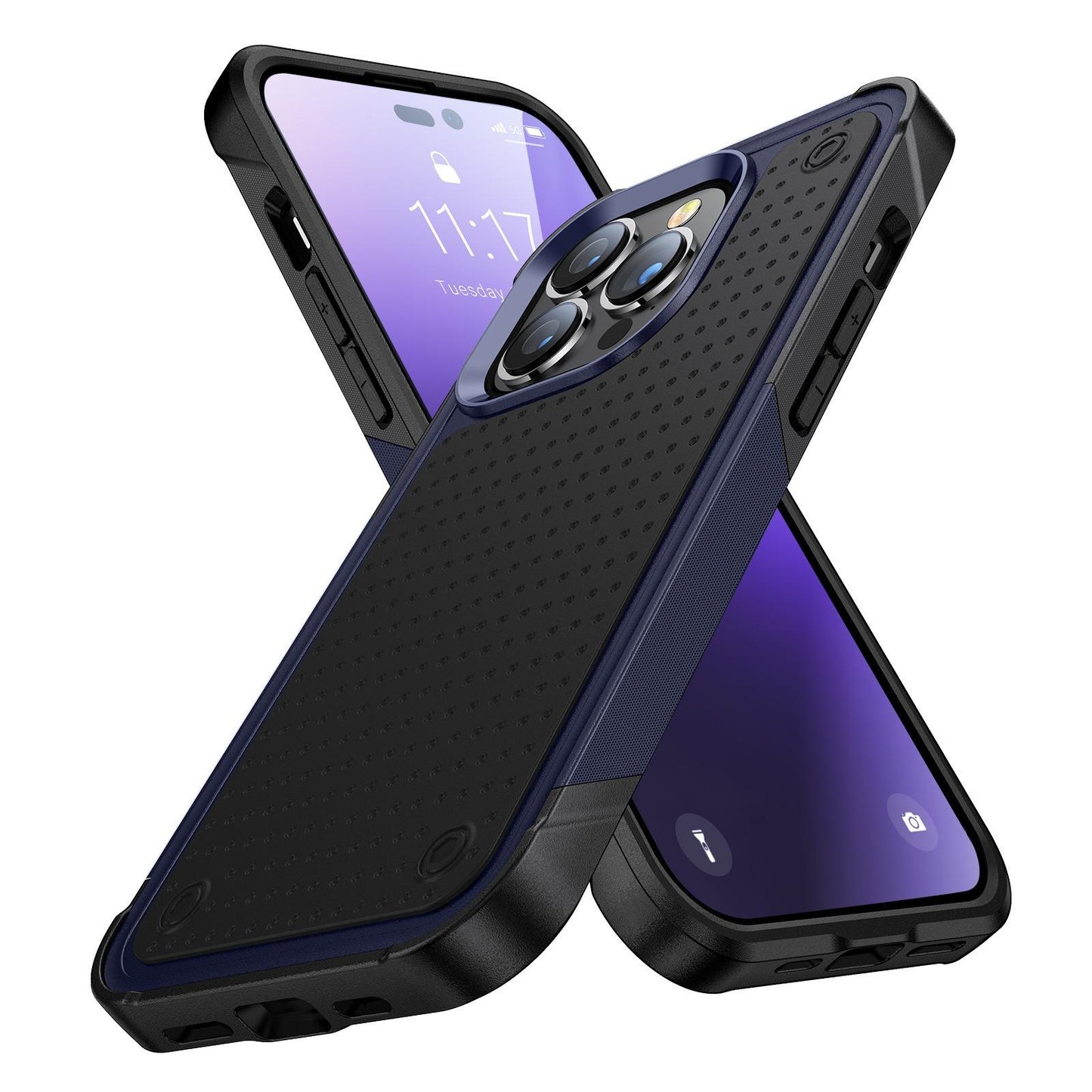 Anti-Dust Fall Heavy Duty Protection Shockproof Phone Case for iPhone 16ProMax 16 15 14 13 12 11 Hard Full Cover