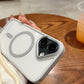 Crystal High Definition Clear Magnetic Phone Case For iPhone 16ProMax 16 15 14 13 12 11 Pro Max Plus Transparent HD Metal Len Protection Hardware Hard Full Cover