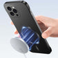 For iPhone 16ProMax 16 15 14 13 Phone Case, Matte Metallic Paint Magnetic PC Frameless Ultra Slim, Full Camera Cover Protection Hard Cover