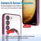 Transparent Magnetic For Samsung A14 A15 A16 A24 A25 A26 A34 A35 A36 A54 A55 A56 A05 A05S A06 Case, Electroplated Clear Slim Phone Case with Camera Protection Shockproof Cover
