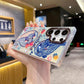 For Samsung S25 S24 S23 S22 A35 A36 A26 A54 A55 A56 Phone Case, Happy Whale Butterfly Flower Rainbow Castle, Oil Painting Camera Frame Anti-drop Hard Shockproof Full Cover