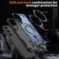 Anti-Dust Anti-Fall Heavy Duty Protection Shockproof Magnetic Phone Case With Rotating Metal Kickstand for Samsung S25Ultra S24 S23FE S23 A06 A05 A16 A15 A25 A35 A55 Bumper Matte Hard Cover