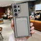 Transparent Card Slot TPU Four Corner Shockproof Phone Case For Samsung S25 S24 S23 S22 S21 Note20 A16 A15 A25 A35 A55 A06 Airbag Anti-Drop Clear Soft Full Cover