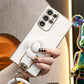 Rotating Windmill Holder Bracelet Strap Phone Case For Samsung S25 S24 S23 S22 S21 Note20