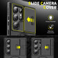 Heavy Duty Rugged Hybrid Armor 2 in 1 Slide Camera Lens Protective Phone Case for Samsung Galaxy S24 S25 Ultra A26 A36 A56