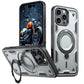 Anti-Dust Matte Anti-Fall Heavy Duty Protection Shockproof Strong Magnetic Phone Case With Rotating Metal Kickstand for iPhone 16ProMax 16 15 14 13 12 11 XR Bumper Hard Full Cover