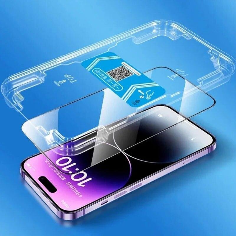 2pcs HD Install Tool Accessories Glass Tempered Film For Tecno SPARK GO 2024 2023 2022 10 10Pro 20 20C 20Pro 5G 30C Camon 20 20Pro Camon 30 30Pro Camon 30premier Screen Protector