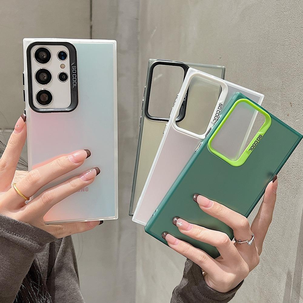 For Samsung A16 A14 A24 A34 A35 A52 A53 A54 A55 A73 A72 Phone Case, Luxury Laser Gradient Color Acrylic Slim, Full Camera Protection Non-Yellowing Hard Cover