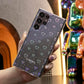 For Samsung S25Ultra S25 S24FE S24Ultra S23 S22 A55 A35 A25 A15 Plus Ultra Phone Case, Clear Laser Love Heart, Glitter Shockproof Hard Full Cover