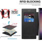 Magnetic Suction Flip Leather Case For Samsung S25 S24 S23 S22 for Magsafe Case High Leather Equipped With Lens Film Case