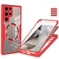 For Samsung S25Ultra S25 S24 S23 S22 S21FE A16 A26 A36 A56 Strong Magnetic Phone Case, Double Side 360 Full Protection, HD PET Screen Protector Acrylic Shockproof Hand Feel Hard Full Cover
