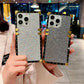 Luxury Glitter Bling Diamond Heavy Duty Protection Shockproof With Mirror Magnetic Kickstand Phone Case For Samsung S25 S24 S23 S22 S21 Note20 A15 A25 A35 A55 Square Case Back Soft Cover