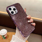Luxury Rhinestone Glitter Plating Slim PC Phone Case For Samsung S25Ultra S24Ultra S23Ultra Hard Full Cover