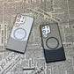 Matte Clear Fission Magnetic Two-tone Slim PC Phone Case For Samsung S25Ultra S25 S24 S23 S22 Transparent Skin Feel Bumper Shockproof Hard Full Cover