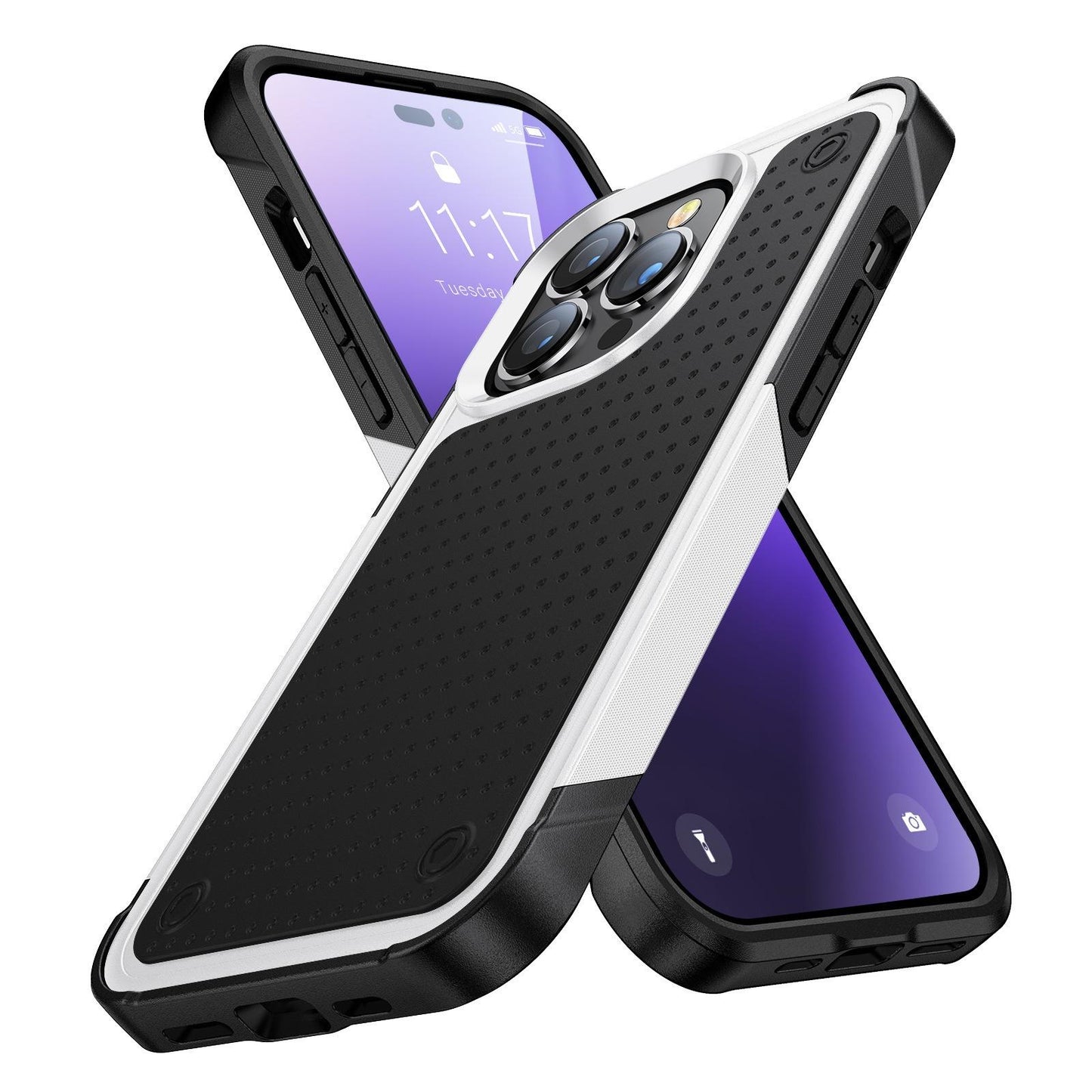 Anti-Dust Fall Heavy Duty Protection Shockproof Phone Case for iPhone 16ProMax 16 15 14 13 12 11 Hard Full Cover