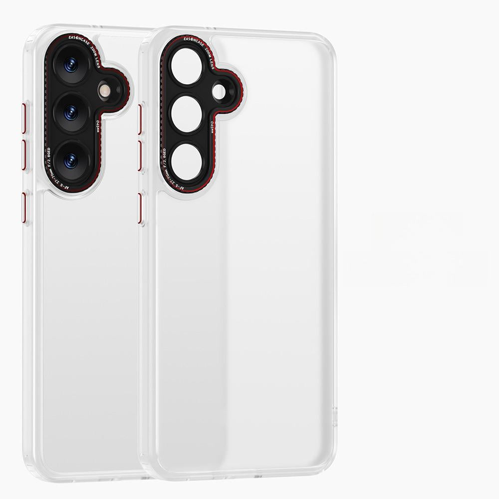 Premium Matte Metal Len Hardware Magnetic/Non Magnetic Phone Case, Camera Lens Protection PC Hard Cover, With Shockproof Anti-Fall Bumper For Samsung S25Ultra S25+ S25 Full Cover