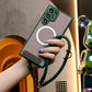 Luxury Matte Clear Support Magnetic With Multifunctional Climbing Rope For S25 S24 Ultra Plus S24FE