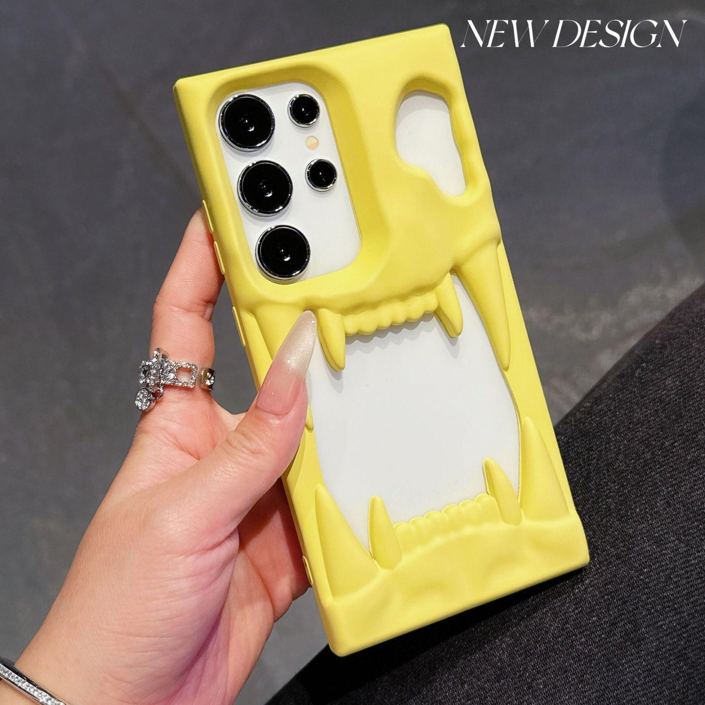 For Samsung S25Ultra S25+ S25 S24Ultra S24+ S24, Fancy Shape Cool Skull Matte Plating Hollow Heat Dissipation Case Cooling Soft Back Cover