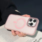 Matte PC Transparent Magnetic Len Protection Shockproof Phone Case For iPhone 16ProMax 15 14 13 12 11 Clear Skin Feel Hard Full Cover