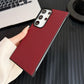 For Samsung S25Ultra S25+ S25 S24Ultra S24+ S24 Phone Case, Matte Cooling PC Frameless Leather Ultra Slim, Camera Protection Cover Hard Cover