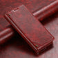 For Samsung S25 S24 S23 S22 Note20 Ultra Plus Phone Case, Smooth Surface Flip Wallet Case For Women Men Durable Faux Card Slot Leather Kickstand Magnetic Clasp Shockproof Phone Case