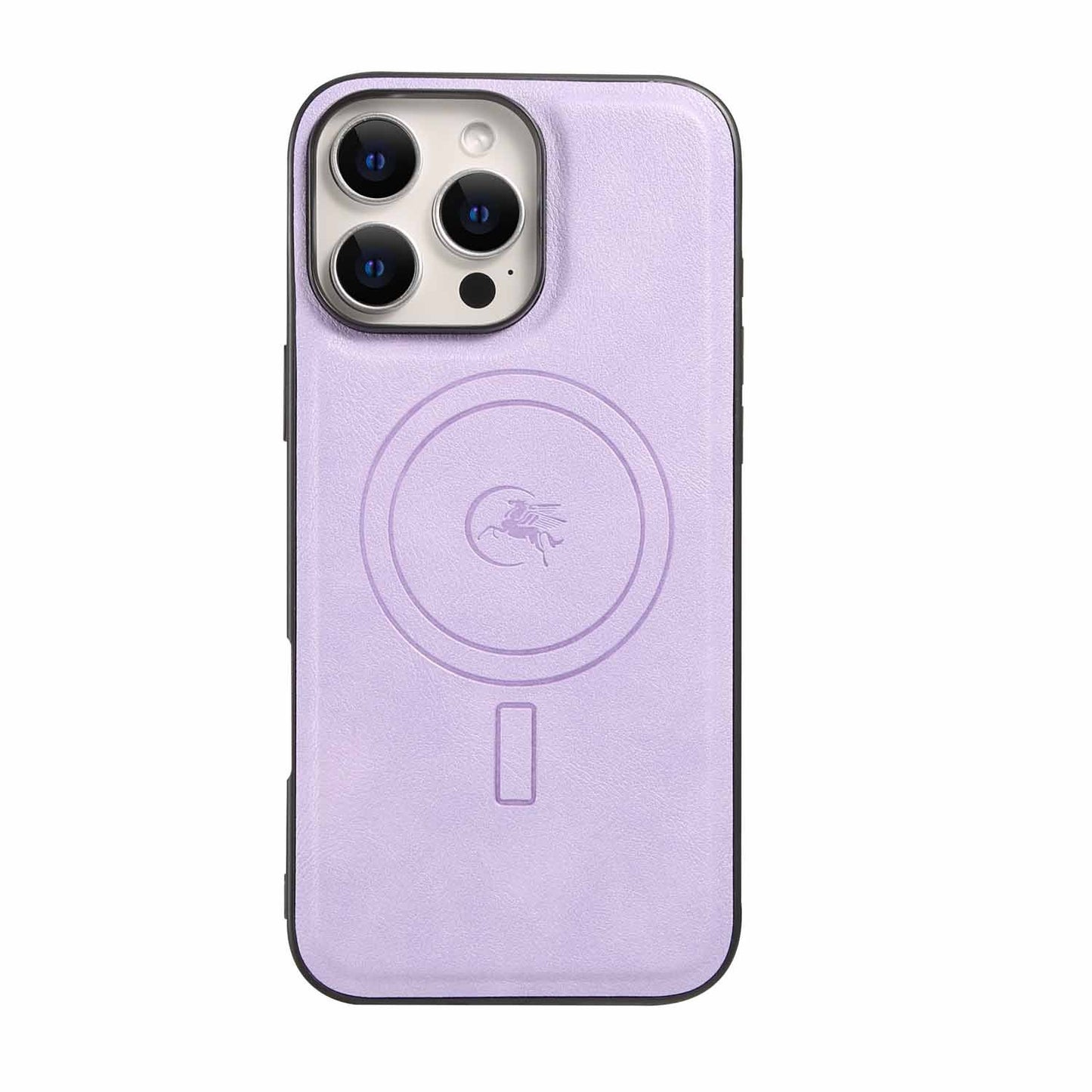 For iPhone 16ProMax 16 15 14 13 12 Leather Phone Case with Strong Magnetic, Anti-Fall for Magsafe Shockproof Business Hard Full Cover