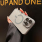 Matte Acrylic Transparent Magnetic Len Protection Shockproof Phone Case For iPhone 16ProMax 15 14 13 12 Not Yellowing Clear Hard Full Cover