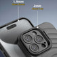 Matte Ripple Pattern Magnetic Phone Case with Camera Kickstand For iPhone 16ProMax 16 15 14 13 Skin Feel Shockproof Soft Full Cover
