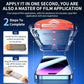 Matte HD / Privacy Dust Free Kit Tempered Glass for iPhone 16ProMax 16 15 14 13 12 11 Pro Max Screen Protector for iPhone X XR XS Max Plus Froster Glass Easy Tool