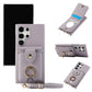 Crossbody Mirror Wallet with Card Holder Phone Case for Samsung Galaxy S25 S24 S23 S22 Ultra Plus S24 FE Back Cover
