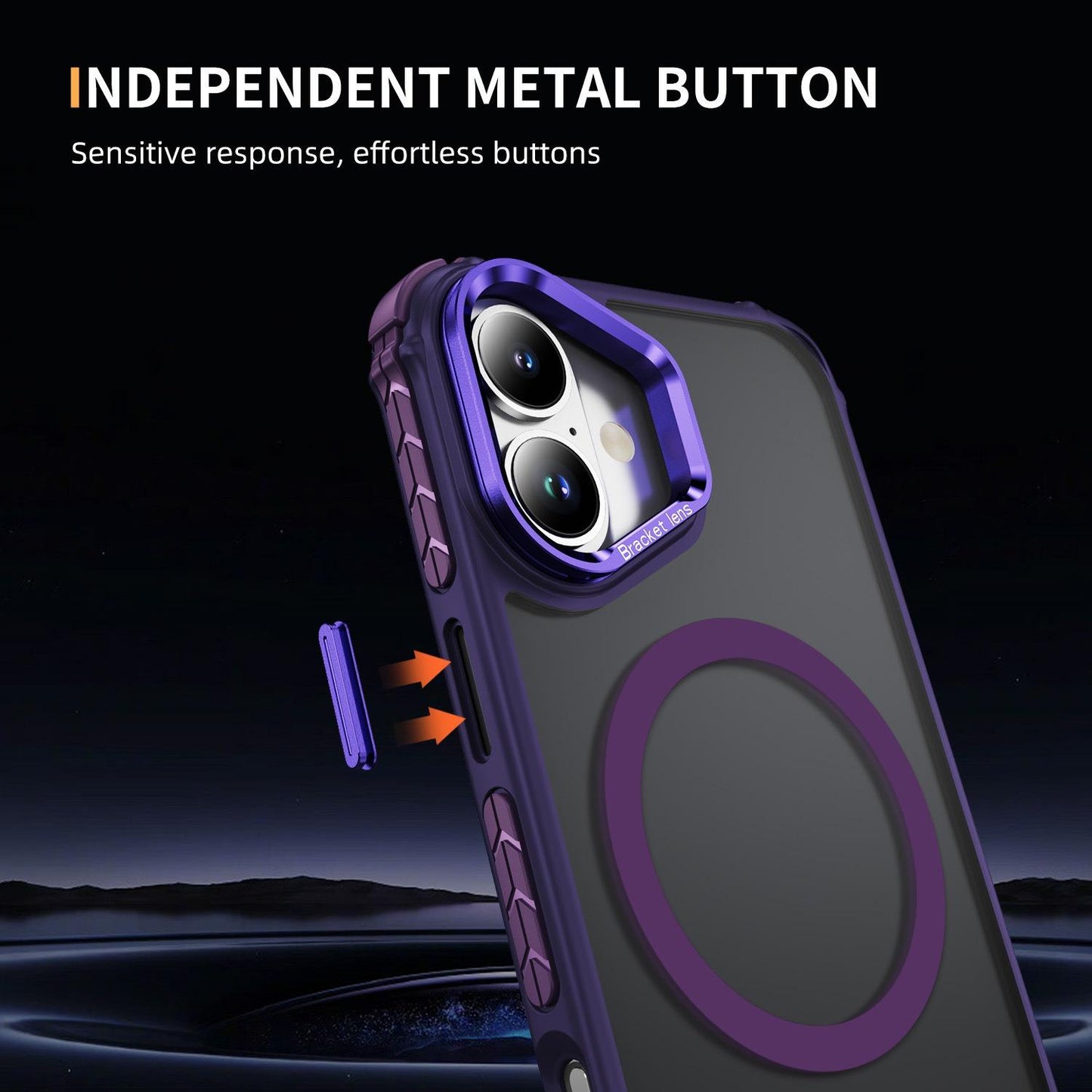 Two-Tone Matte Transparent Anti-Dust Four Corner Anti-Fall Bumper Shockproof Strong Magnetic Phone Case With Metal Camera Kickstand for iPhone 16ProMax 16 15 14 13 12 11 XR Hard Cover
