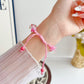 Crystal Flower Chain Metal Strap for Apple Watch 44mm Band 45 42 38 41 Ultra 49mm Link Bracelet for IWatch Series 9 8 7 6 SE 5 4