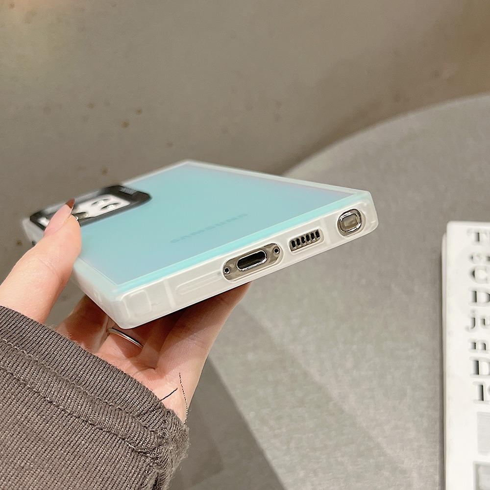For Samsung A16 A14 A24 A34 A35 A52 A53 A54 A55 A73 A72 Phone Case, Luxury Laser Gradient Color Acrylic Slim, Full Camera Protection Non-Yellowing Hard Cover