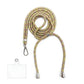 6MM Colorful Adjustable Crossbody Phone Lanyard Strap Mobile Phone Hanging Rope Detachable Rotatable Clasp Phone Neck Straps Anti-lost Lanyards for Telephone Jewelry